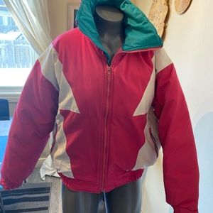 Vintage Canada North pink/ white coloured/ puffer jacket.